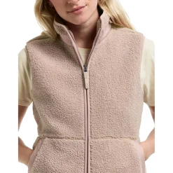 Didriksons Siv, fleecevest, dame, vintage pink