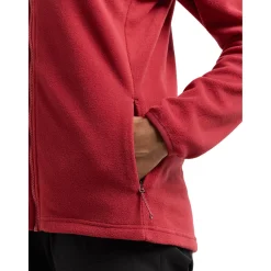 Didriksons Viona, fleecejakke, dame, spring red