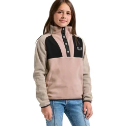 Didriksons Yokto, fleectrøje, junior, lyserød