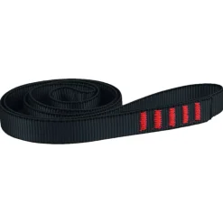 Edelweiss Sling Flat 18MM X5, klatreslynge, sort