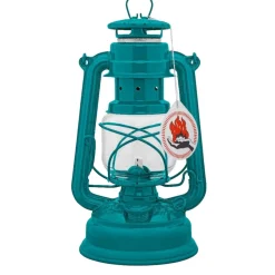 Feuerhand Hurricane Lantern 276 Teal Blue