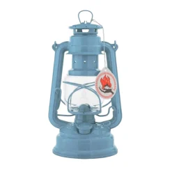 Feuerhand Hurricane Lantern 276 Pastel Blue