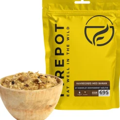Firepot Havregrød med Banan, frysetørret mad, XL