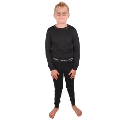 Helios Essential skiundertøj + 2 par Accezzi merino skistrømper, sort, junior
