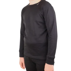 Helios Essential, skiundertøj, junior, sort, 2 sæt