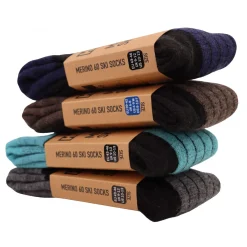 Helios Merino One 60, skistrømper, navy
