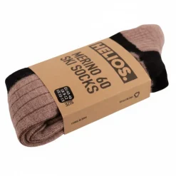 Helios Merino One 60, skistrømper, pink