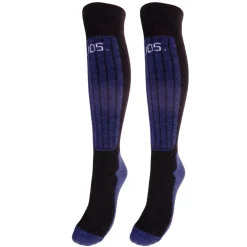 Helios Merino One 60, skistrømper, 2 par, navy