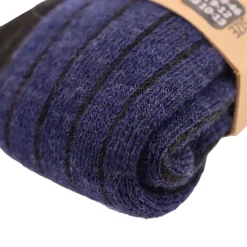 Helios Merino One 60, skistrømper, 2 par, navy