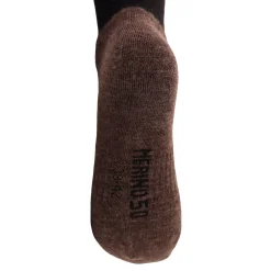 Helios Merino One 60, skistrømper, brun