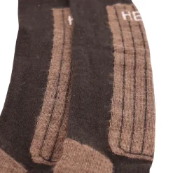 Helios Merino One 60, skistrømper, brun