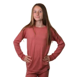 Helios Merino One, skiundertrøje, junior, lyserød