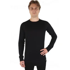 Helios Merino One, skiundertrøje, herre, sort