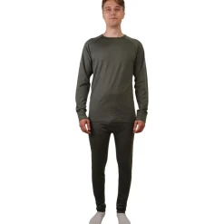 Helios Merino One skiundertøjssæt, herre, grøn