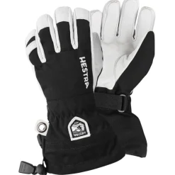 Hestra Army Leather Heli skihandsker, junior, sort