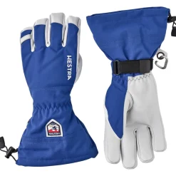 Hestra Army Leather Heli Ski, skihandsker, blå
