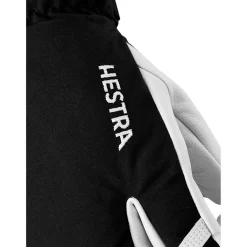 Hestra Army Leather Heli 3 finger skihandsker, sort