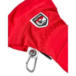 Hestra Army Leather Heli skihandsker, rød
