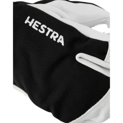 Hestra Army Leather Heli 3-finger skihandsker, junior, sort