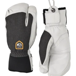 Hestra Army Leather Patrol, 3-finger skihandsker, mørkegrå