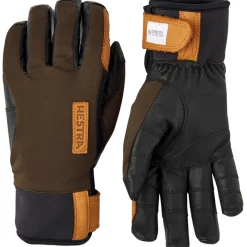 Hestra Ergo Grip Active Wool Terry, handsker, mørkegrøn/sort