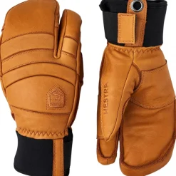 Hestra Fall Line, 3-finger skihandsker, kork/kork