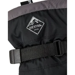Hestra Gauntlet 3-finger skihandsker, junior, sort
