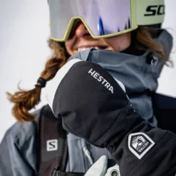 Hestra Heli Ski, skiluffer, dame, sort