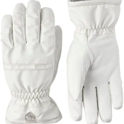 Hestra Primaloft Leather, skihandsker, dame, hvid