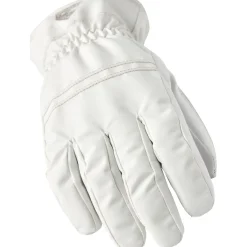 Hestra Primaloft Leather, skihandsker, dame, hvid