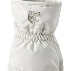 Hestra Primaloft Leather, skiluffer, dame, hvid