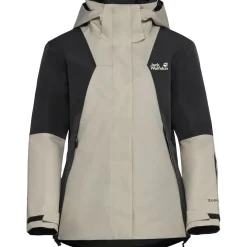 Jack Wolfskin Flowline 2L Ins, skijakke, dame, beige