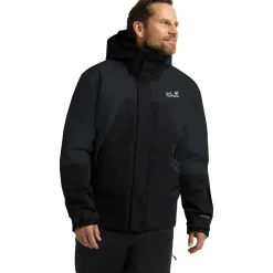 Jack Wolfskin Flowline 2L Ins, skijakke, herre, sort