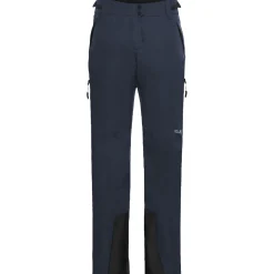 Jack Wolfskin Flowline 2L Ins, skibukser, dame, mørkeblå