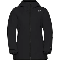 Jack Wolfskin Flowline Pro 2L Ins, skijakke, dame, sort