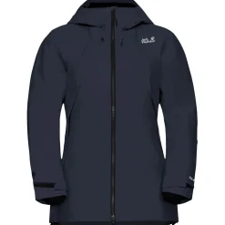 Jack Wolfskin Flowline Pro 2L Ins, skijakke, dame, mørkeblå