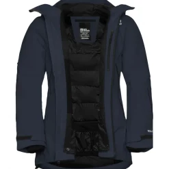 Jack Wolfskin Flowline Pro 2L Ins, skijakke, dame, mørkeblå