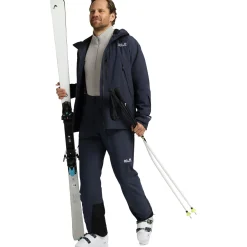Jack Wolfskin Flowline Pro 2L Ins, skibukser, herre, mørkeblå