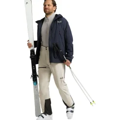 Jack Wolfskin Flowline Pro 2L Ins, skibukser, herre, beige