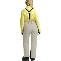 Jack Wolfskin Flowline Pro 2L Ins, skibukser, dame, beige