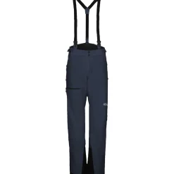 Jack Wolfskin Flowline Pro 2L Ins, skibukser, dame, mørkeblå