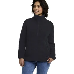 Jack Wolfskin High Curl, fleecejakke, dame, mørkeblå