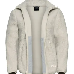 Jack Wolfskin High Curl, fleecejakke, dame, beige