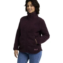 Jack Wolfskin High Curl, fleecejakke, dame, lilla