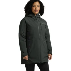 Jack Wolfskin Icecape 2L Down Ins, dunjakke, dame, mørkegrøn