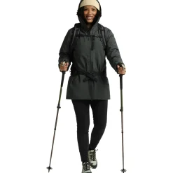 Jack Wolfskin Icecape 2L Down Ins, dunjakke, dame, mørkegrøn