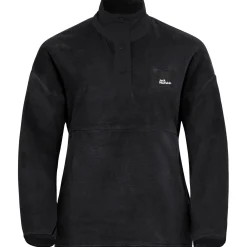 Jack Wolfskin Sumetro, fleecetrøje, dame, sort