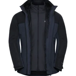 Jack Wolfskin Wild Places 3in1, skijakke, herre, mørkeblå