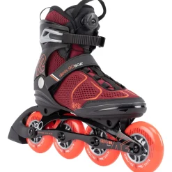 K2 Alexis 90 BOA, rulleskøjter, dame, rød