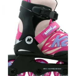 K2 Lumi Pro, rulleskøjter, junior, pink/blå